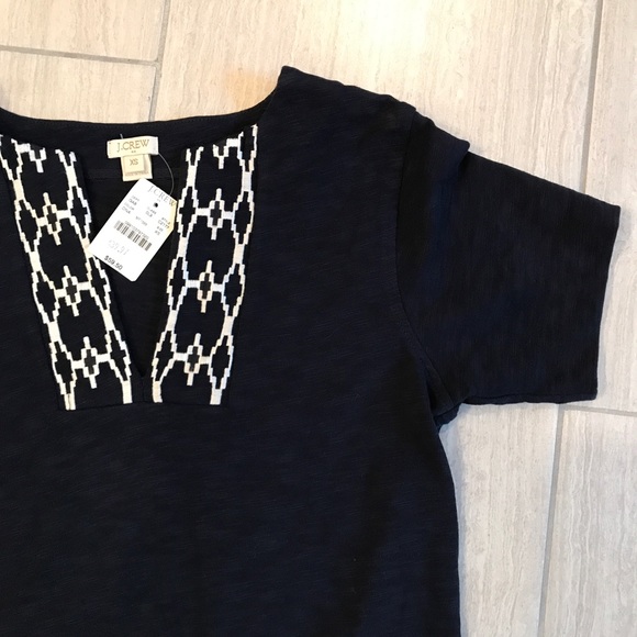 j. crew geometric tunic - Picture 3 of 3